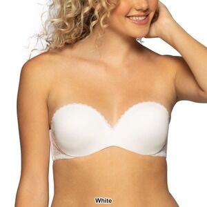 Lily of France 34A White Convertible Strapless Underwire Bra 2111121 NWT